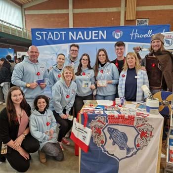 Den Traumberuf finden – Rund 90 Aussteller auf der Ausbildungsbörse im MAFZ Paaren-Glien - Auch die Stadt Nauen präsentierte ihre Ausbildungsangebote 