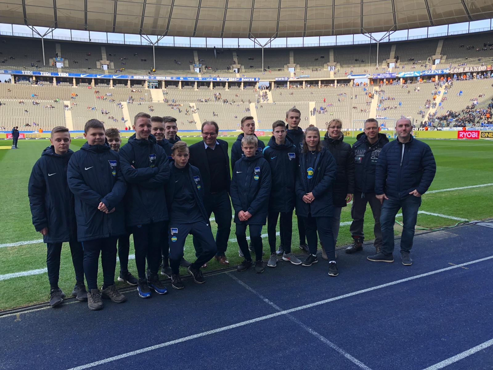 Balljungen FSV Wachow / Tremmen  bei Hertha BSC