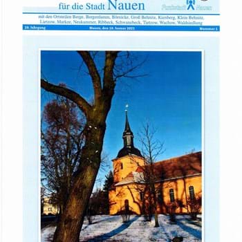 Amtsblatt für die Stadt Nauen - Nr. 1