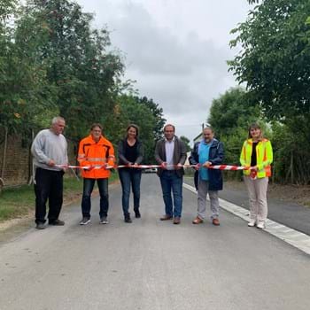 Bahnstraße in Niebede für Verkehr offiziell freigegeben