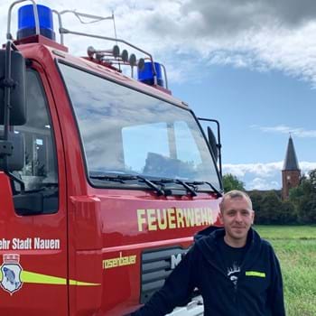 Feuerwehr mit Gesicht – Thomas Stein, Einheit Wachow/Gohlitz