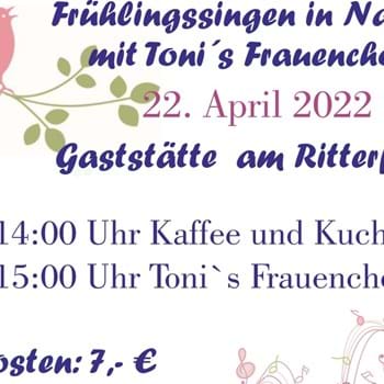 Frühlingssingen in Nauen mit Toni's Frauenchor