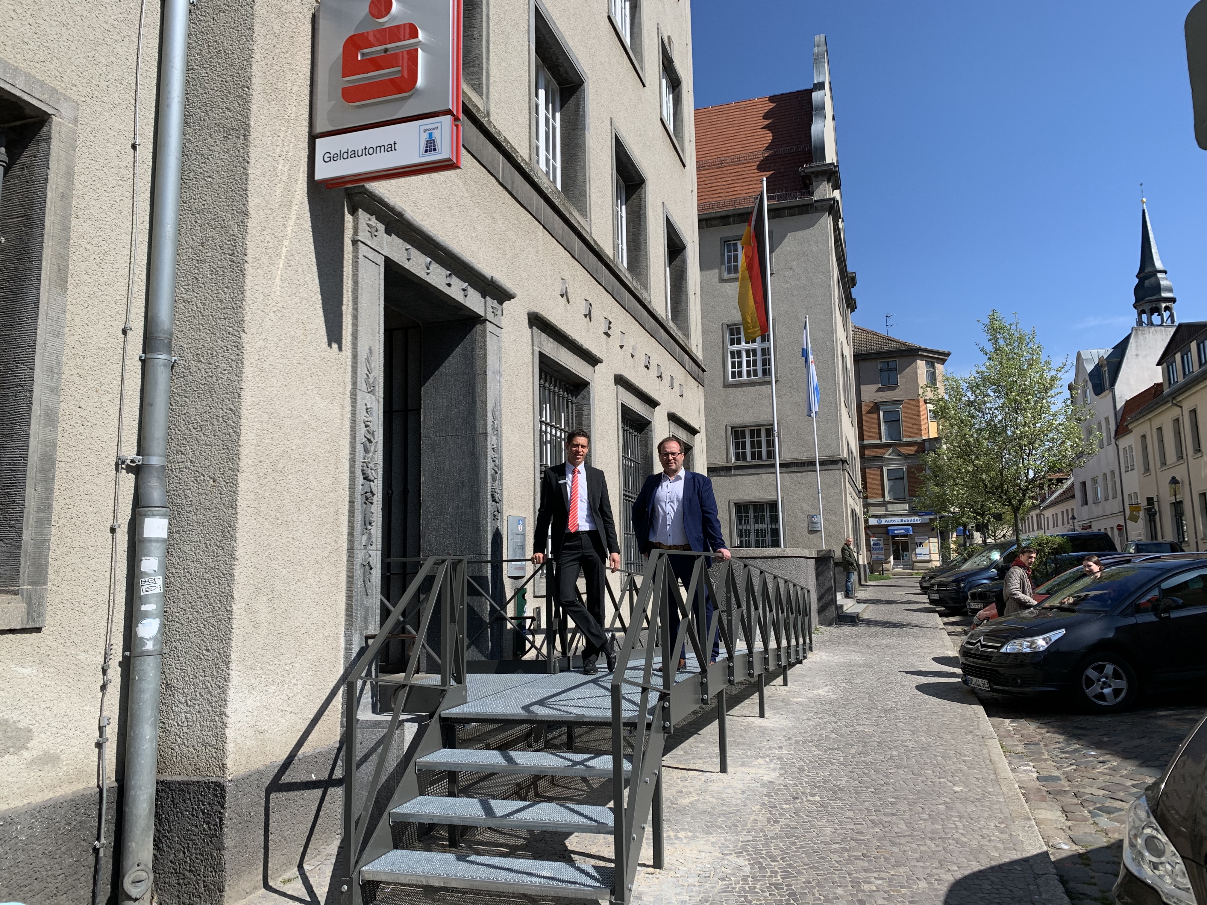 MBS-Filiale in der Goethestraße erhält Rampe