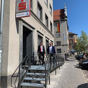 MBS-Filiale in der Goethestraße erhält Rampe