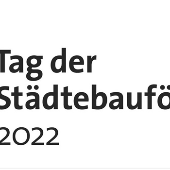 Tag der Städtebauförderung ruft zu einem Fotowettbewerb unter dem Motto: „Grüne Quartiere – Städtebauförderung  für nachhaltige und lebenswerte Städte“ auf