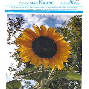 Das Amtsblatt für die Stadt Nauen, Nr. 5 ist am 8. August 2022 erschienen