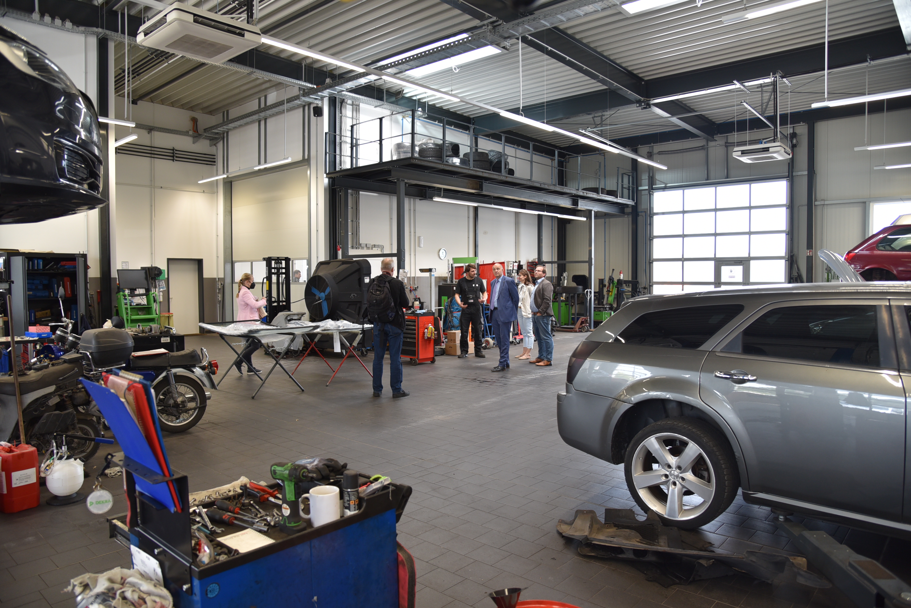 Landrat auf Tour - Ortsbesuch von Roger Lewandowski in Nauen