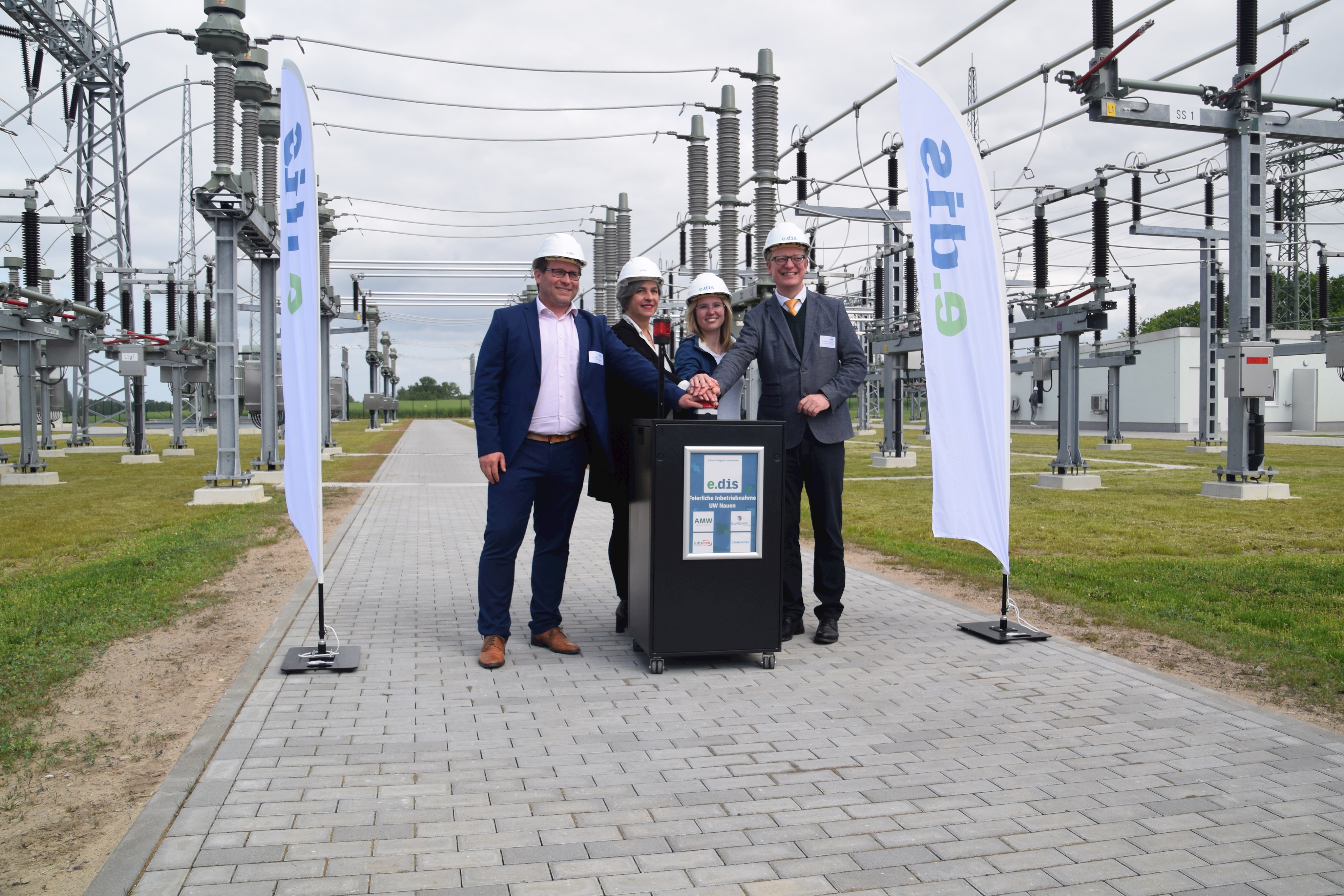 Neues Umspannwerk der E.DIS in Nauen feierlich in Betrieb genommen
