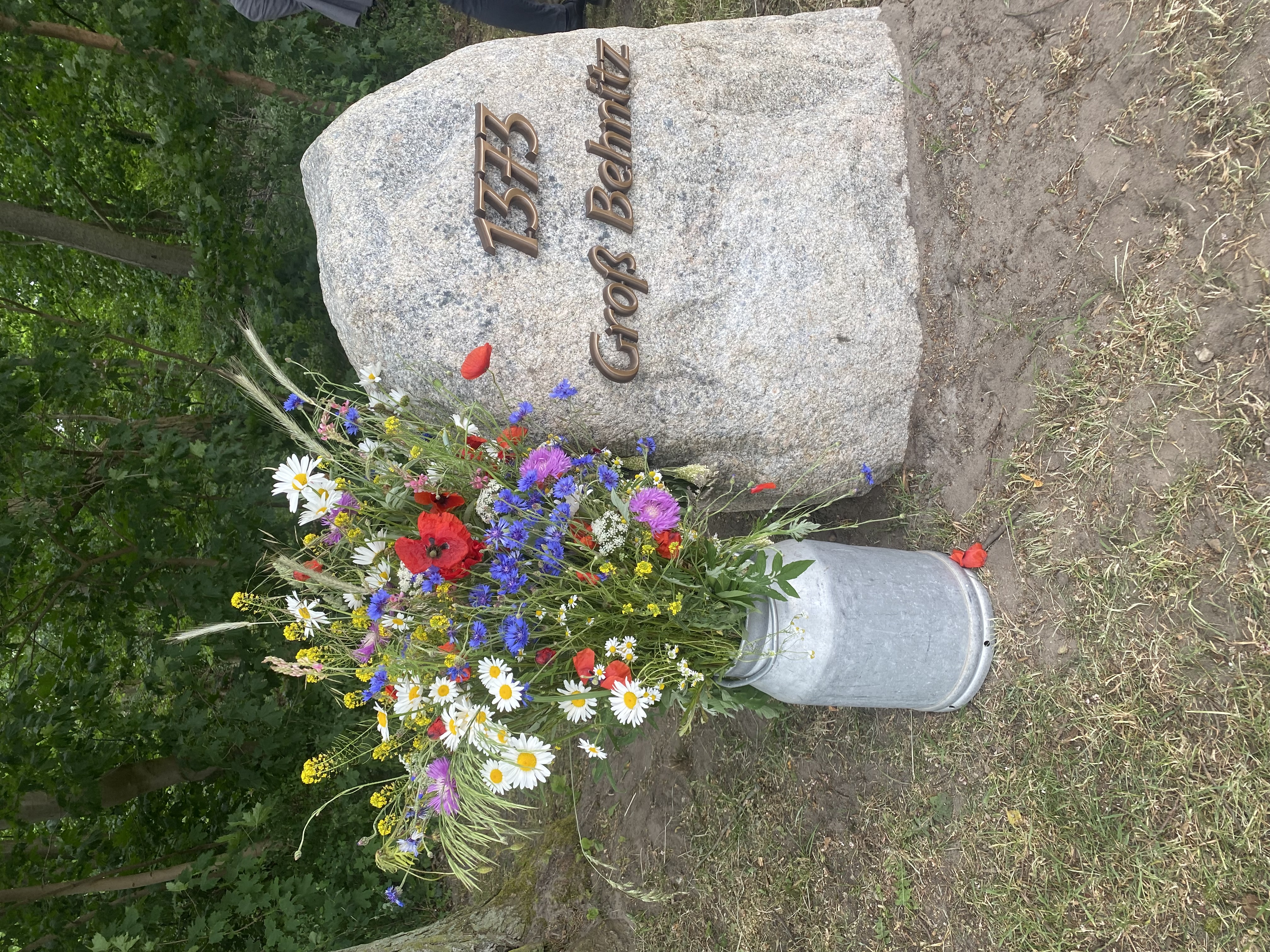 Ein Findling als Zeitzeugnis