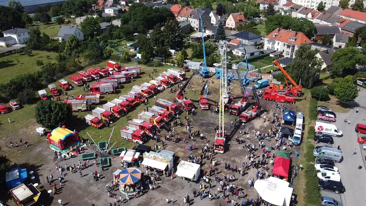 140 Jahre retten, bergen, löschen: Feuerwehr Nauen feierte Jubiläum