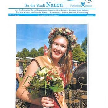Das Amtsblatt für die Stadt Nauen, Nr. 4 ist am 16. Oktober 2023 erschienen