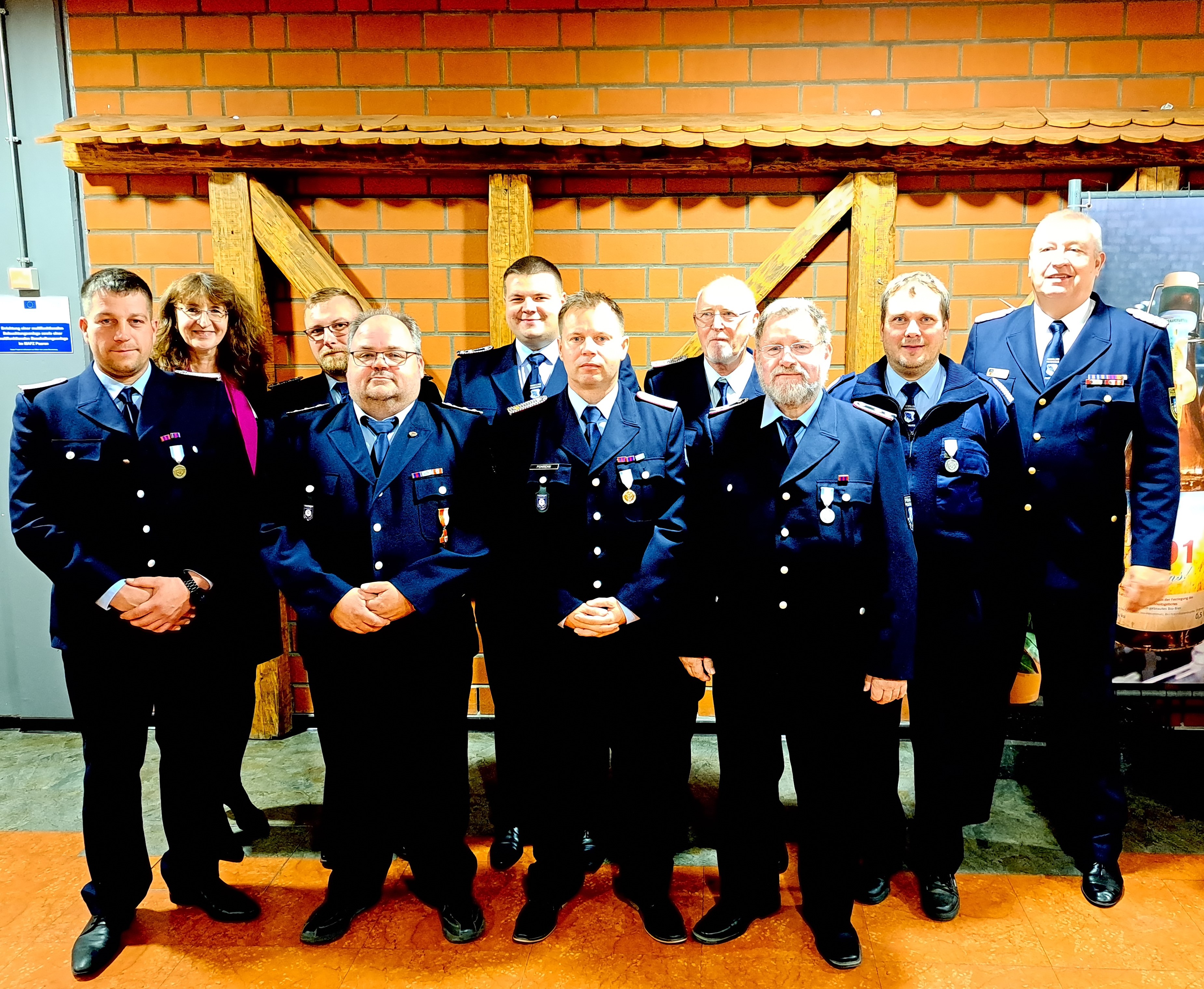 Ehrungen für acht Kameraden der Freiwilligen Feuerwehr Nauen