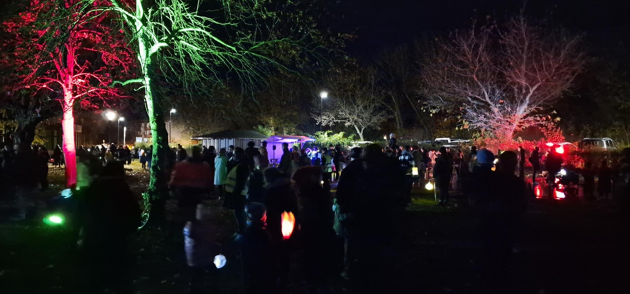 Impressionen vom gemeinsamen Lichterfest 