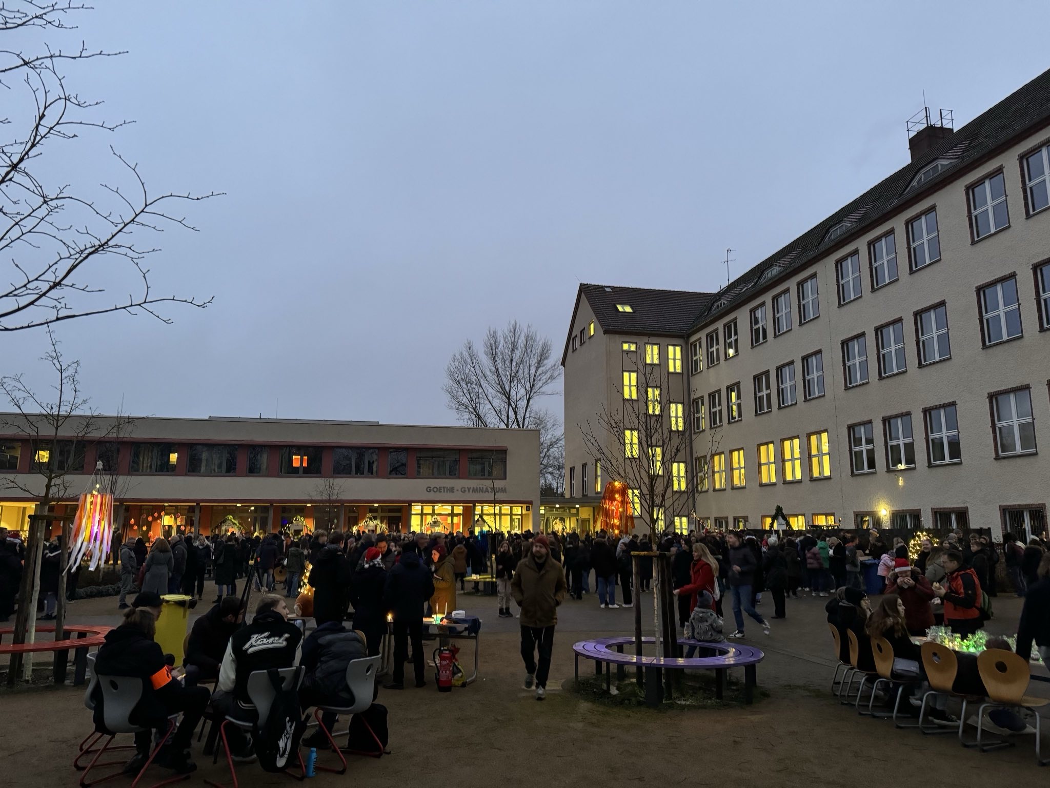 Das 1. Lichterfest am Goethe-Gymnasium Nauen war ein voller Erfolg