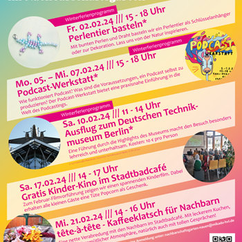 Februar-Aktionen im Nachbarschaftsgarten
