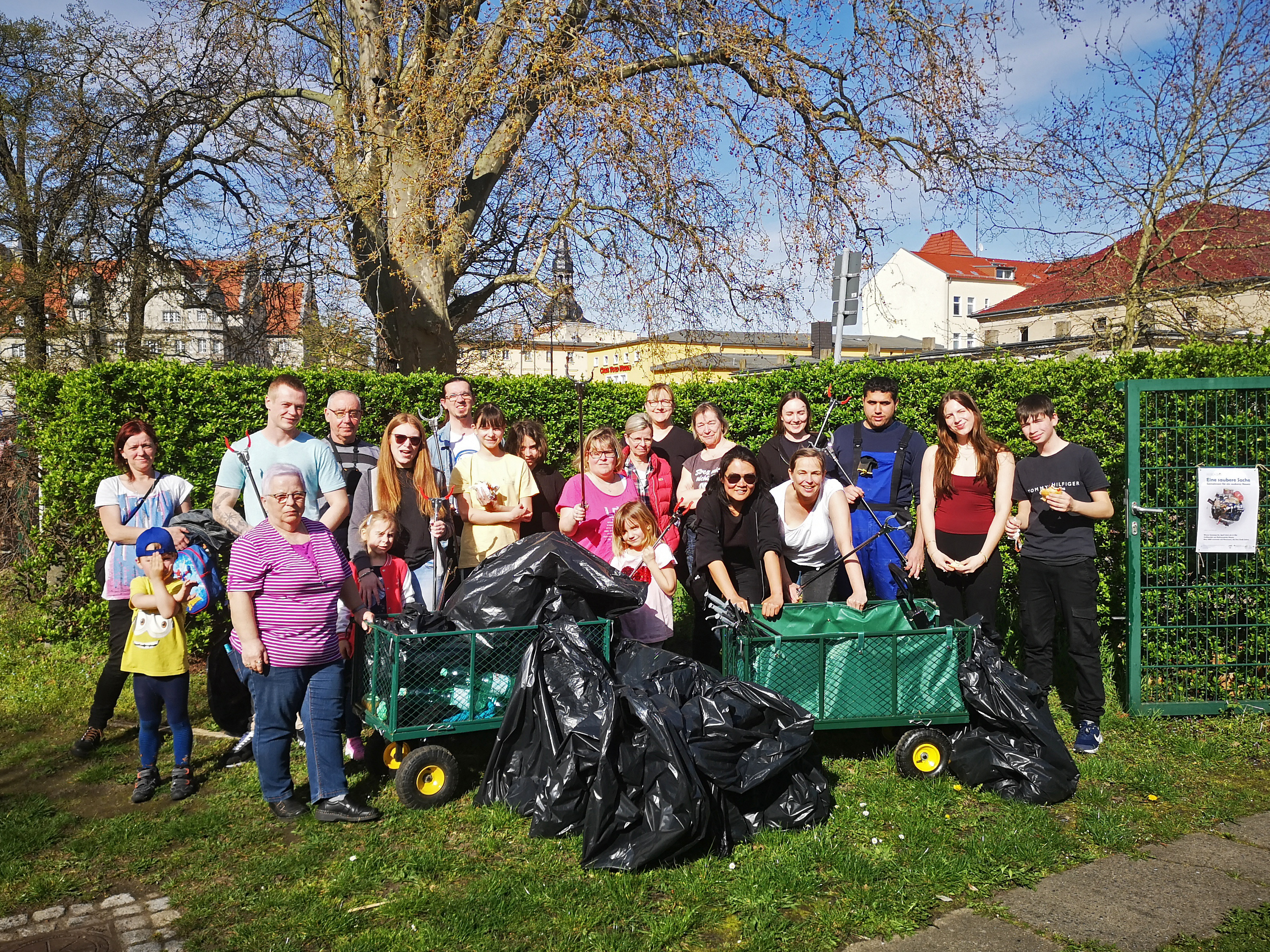 „Eine saubere Sache“ - Frühjahrsputz in Nauen am 06.04.2024