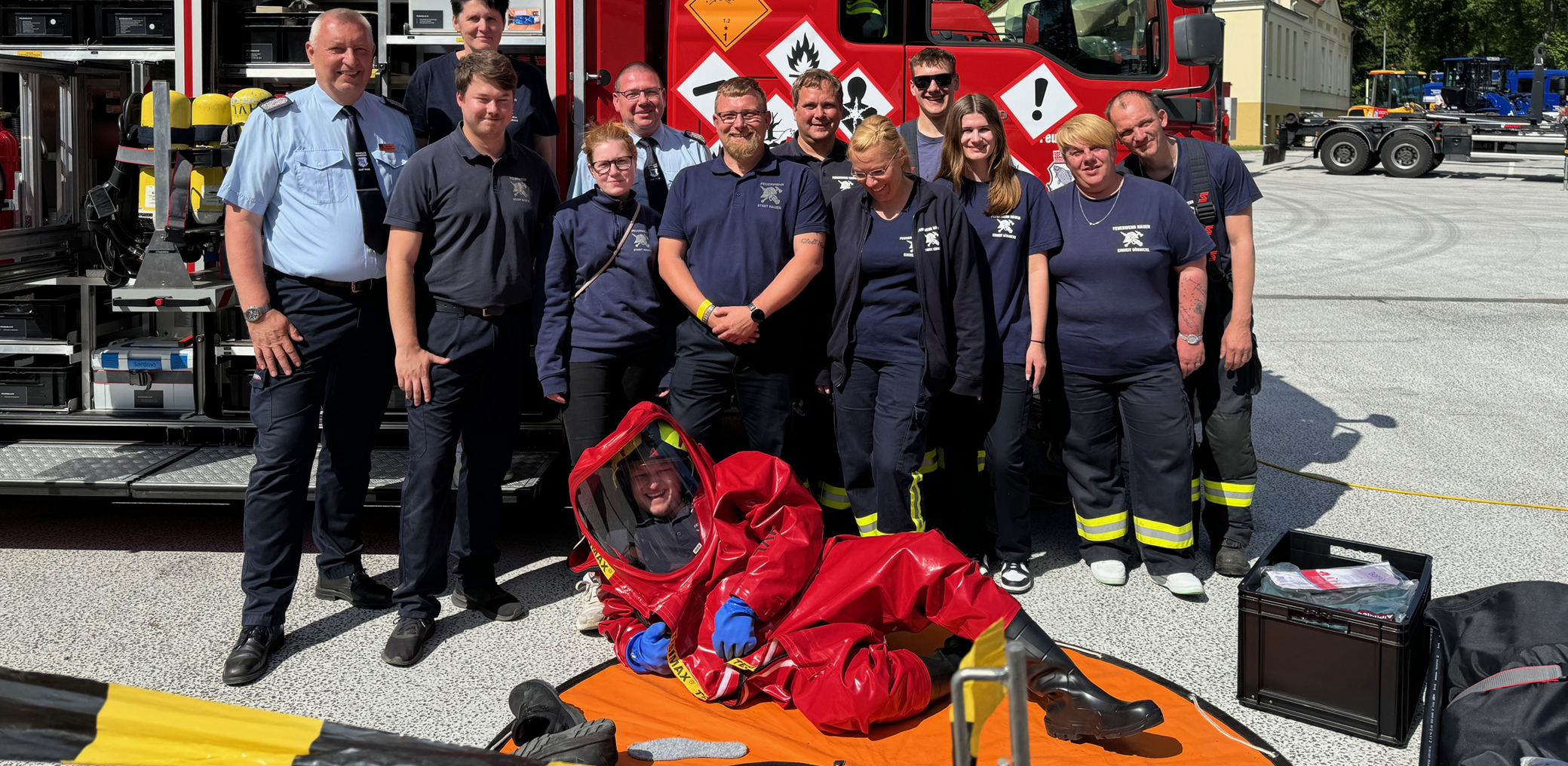 Zahlreiche Besucher zum ersten Tag des Bevölkerungsschutzes - Auch Nauener Feuerwehrleute nahmen teil