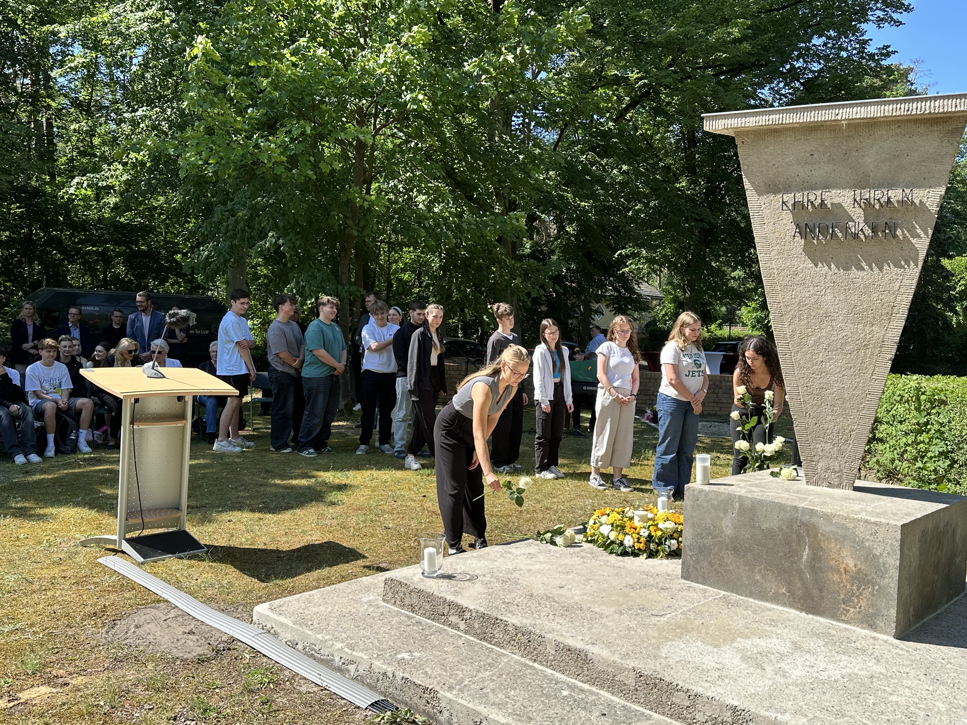 Gedenkstunde in der KZ-Gedenkstätte Börnicke