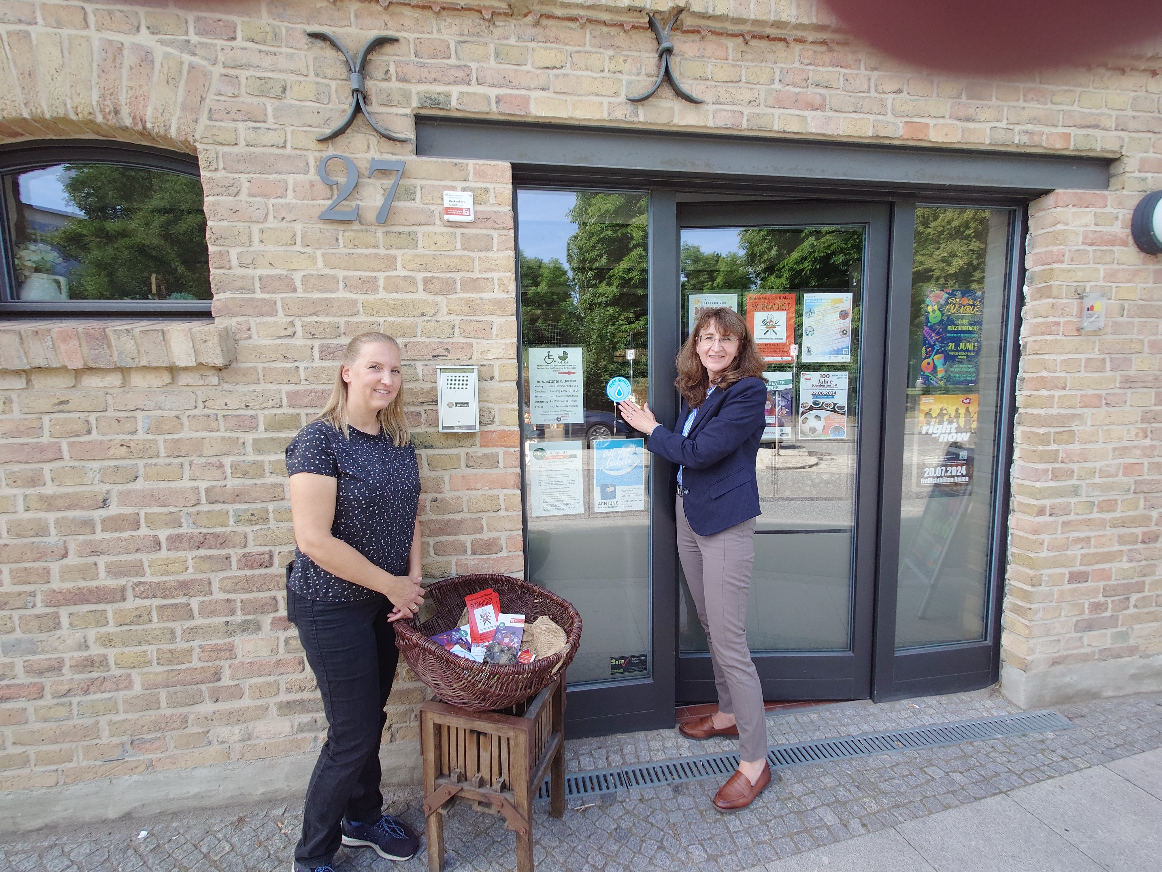 Stadtverwaltung Nauen wird an ihren drei Verwaltungsstandorten Trinkwasser-Refill-Station anbieten