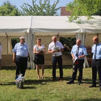 Würdige Verabschiedung von Ortswehrführer Ulrich Stein - Beförderung zum Hauptbrandmeister