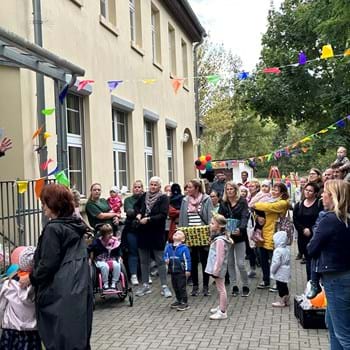 Feierliche Eröffnung der sanierten Kita Kienwichtel