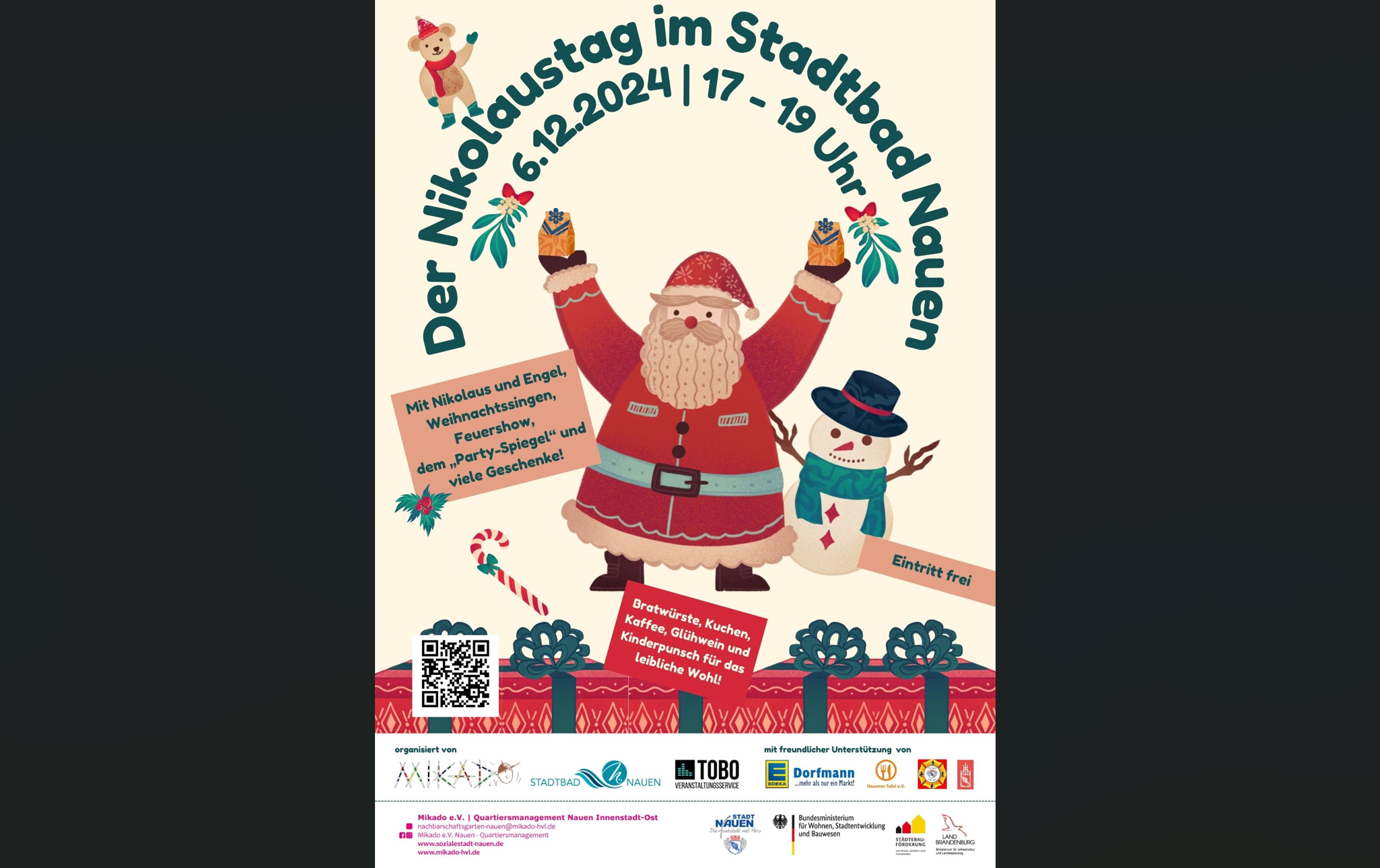 Der Nikolaustag im Stadtbad Nauen - Ein Nachmittag voller Überraschungen und Freude für Nauener Kinder und Familien