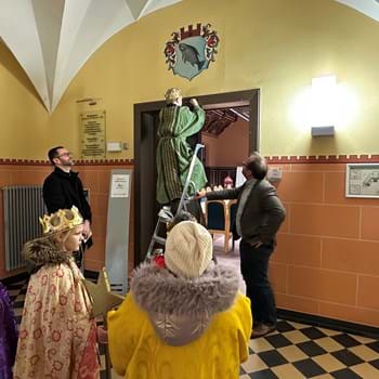 Sternsinger bringen Segen ins Nauener Rathaus