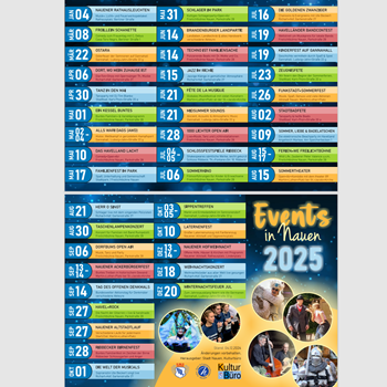 Veranstaltungskalender „Events in Nauen 2025“ erschienen