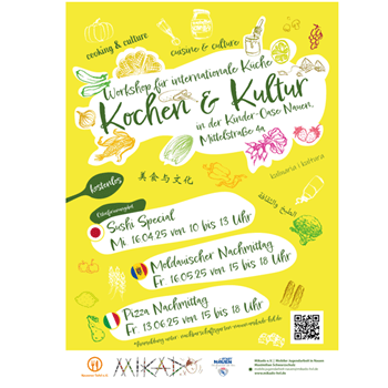 “Kochen und Kultur” geht in der Kinder-Oase weiter!