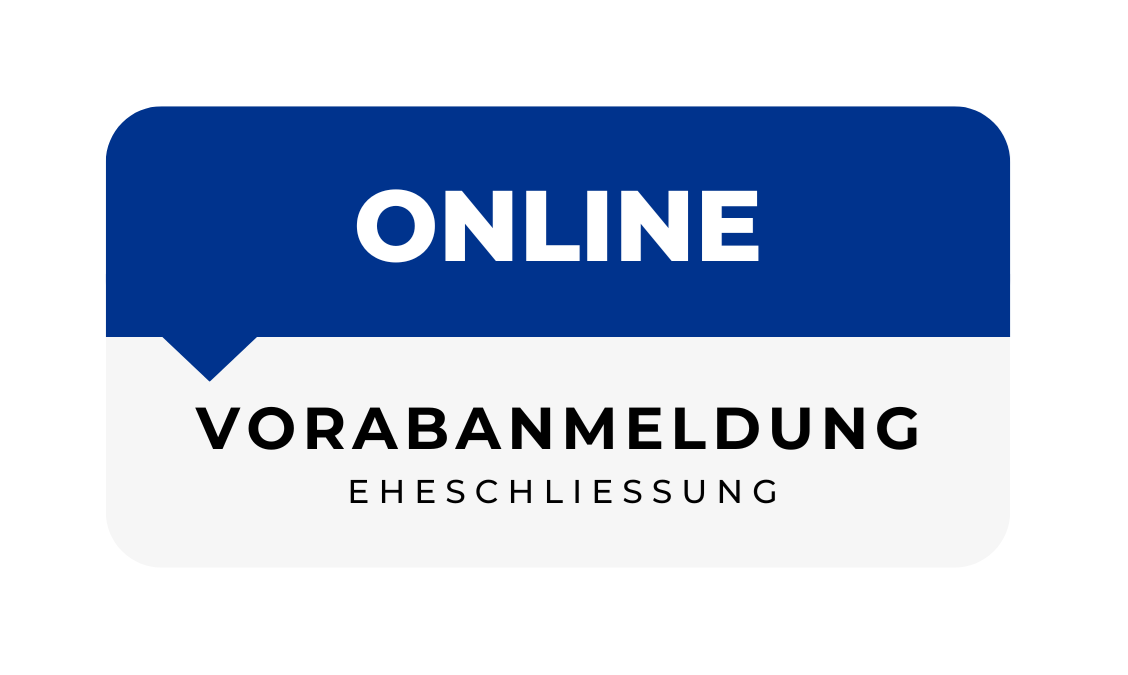 Vorabanmeldung Eheschließung
