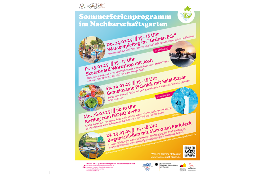 Sommerferienprogramm im Nachbarschaftsgarten „Grünen Eck“