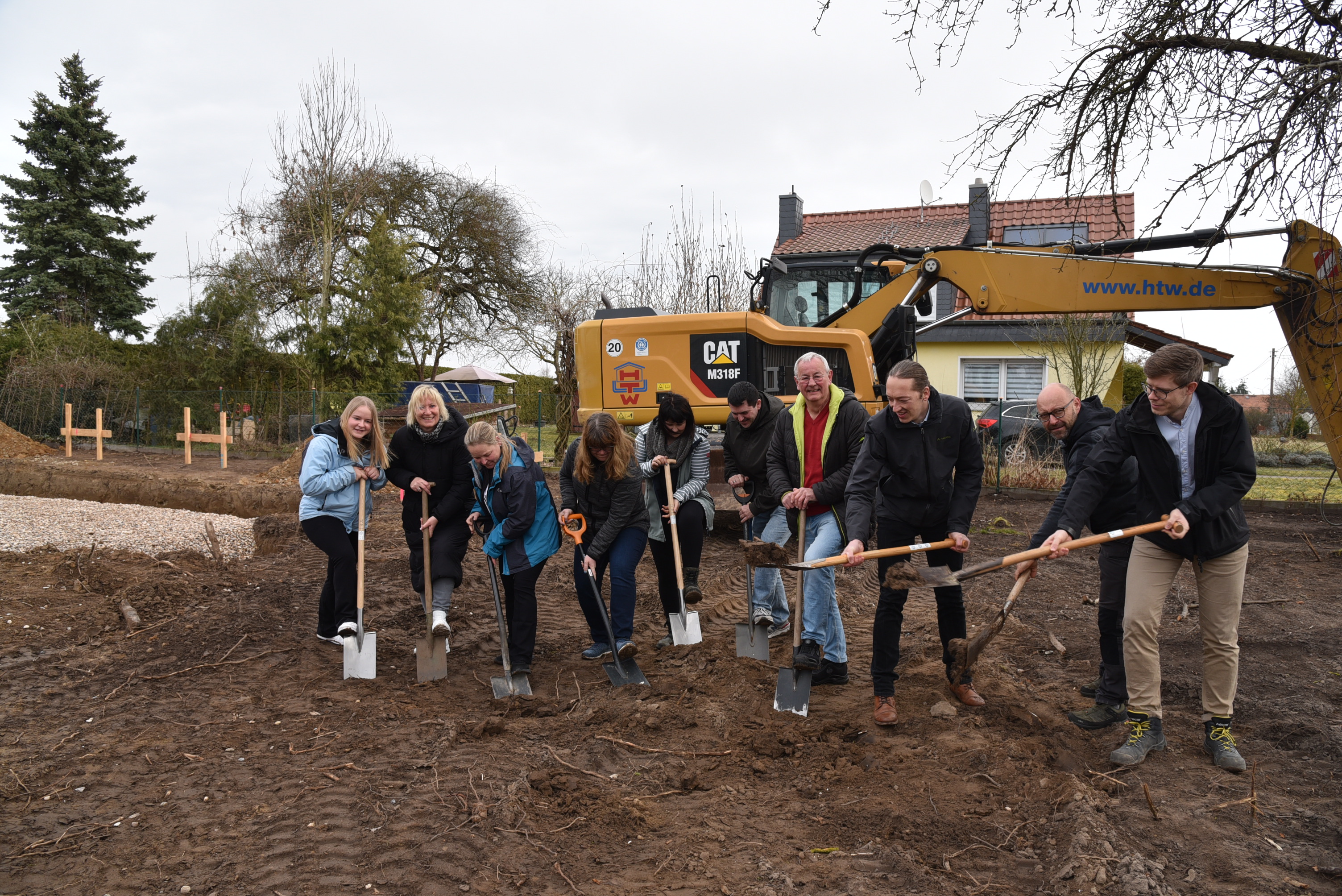 Symbolischer Spatenstich Dorfgemeinschaftshaus Schwanebeck: Ein Ort für alle