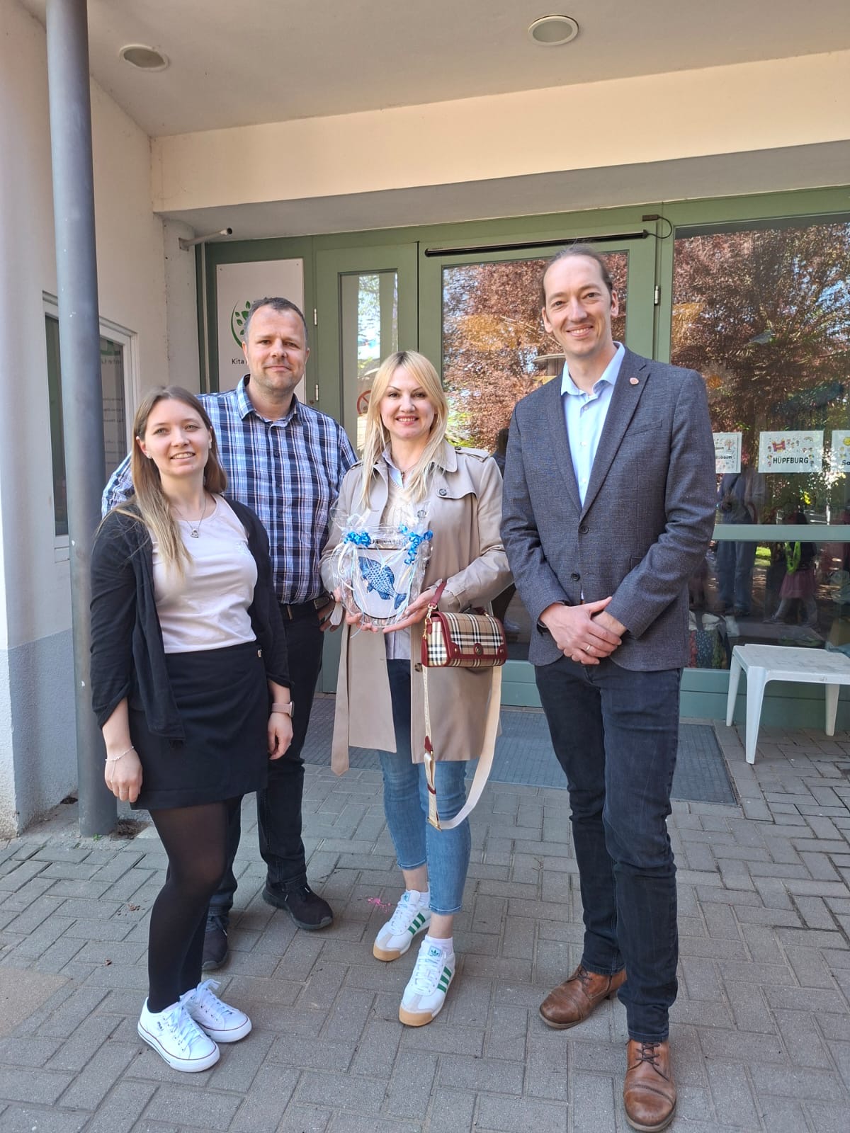 Besuch vom Bürgermeister. (Foto: Mariia Maier)